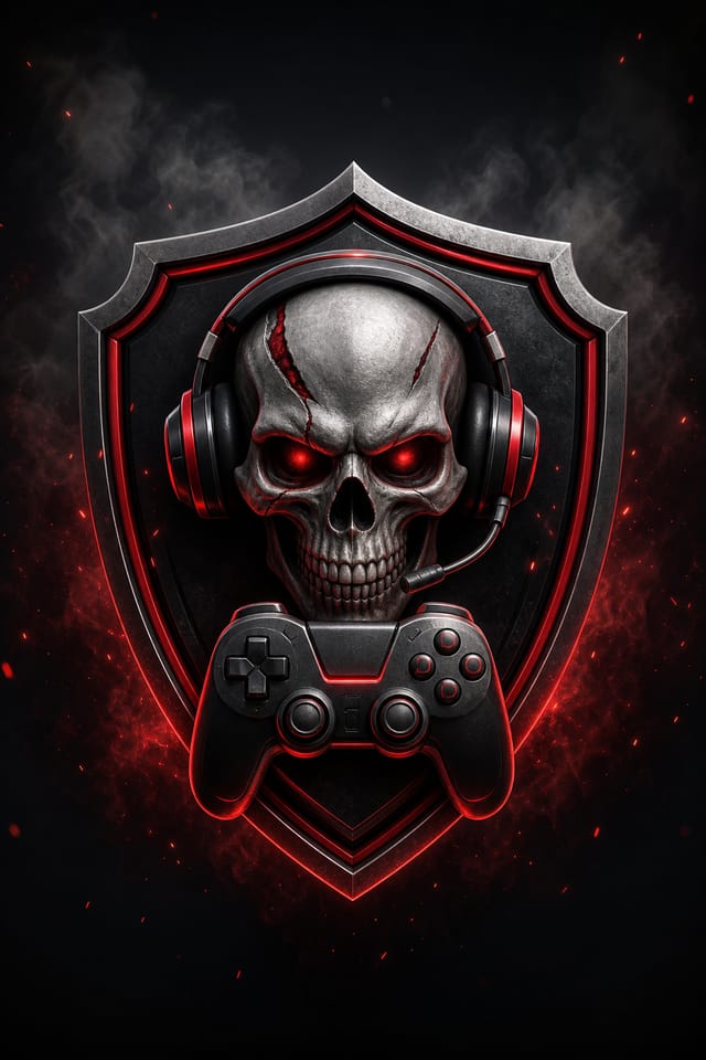 Gaming Logo — photo-realistic style logo concept