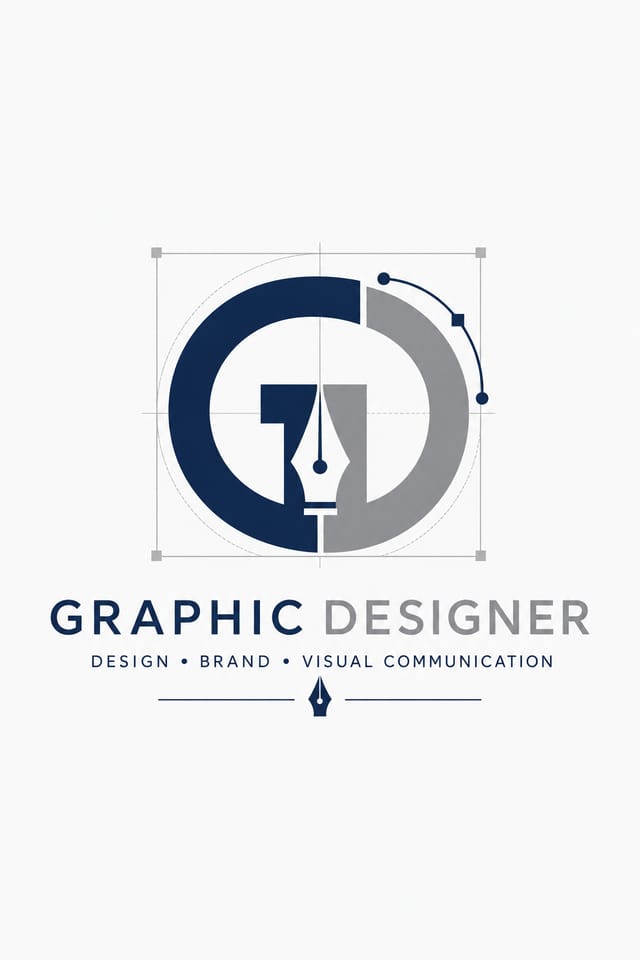 Grafikdesigner-Logo — corporate style logo concept