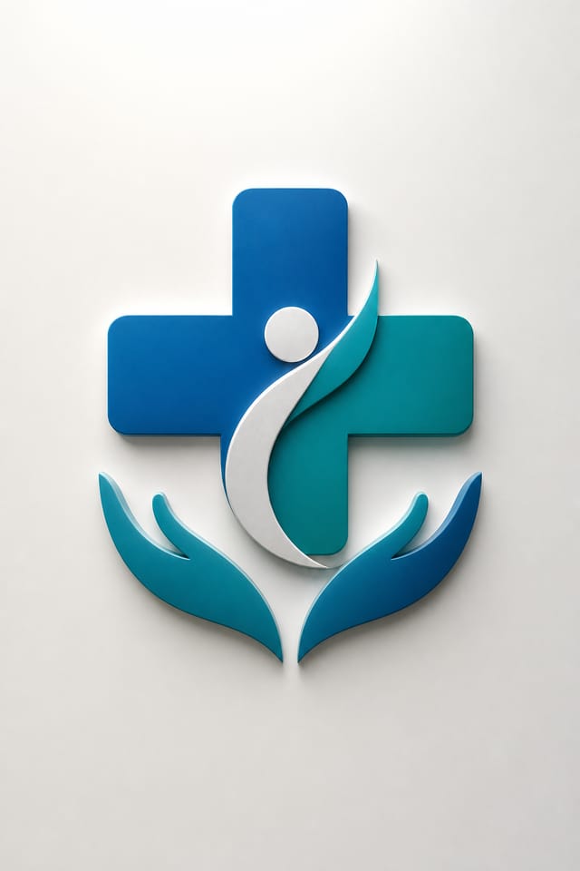 Hospital Logo — photo-realistic style logo concept