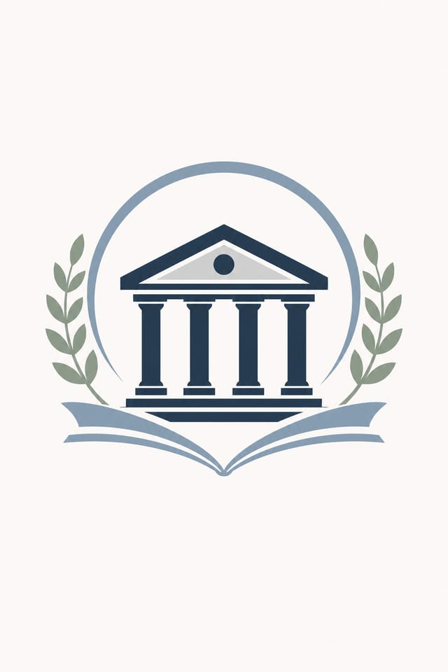 Institution Logo — modern style logo concept