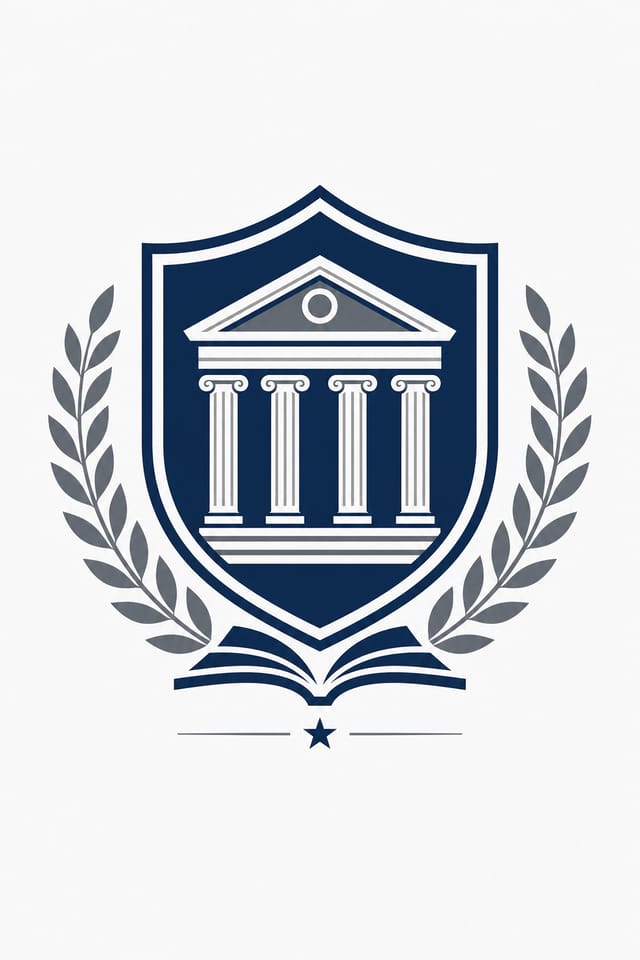 Institution Logo — corporate style logo concept