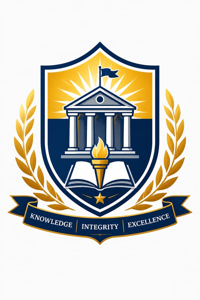 Institution Logo — vibrant style logo concept