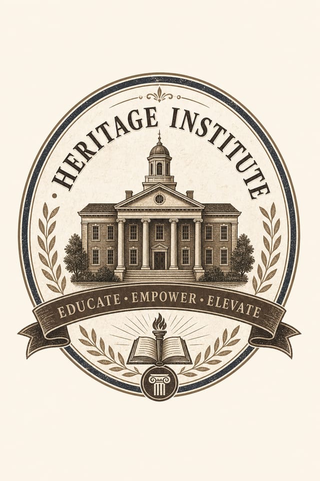 Institution Logo — vintage style logo concept