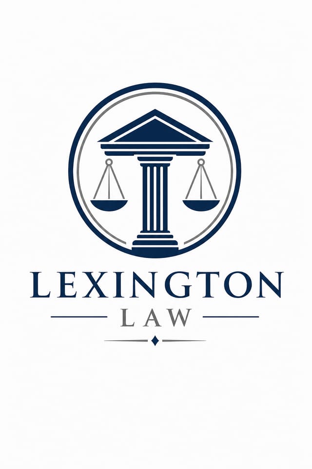 Law Logo — corporate style logo concept