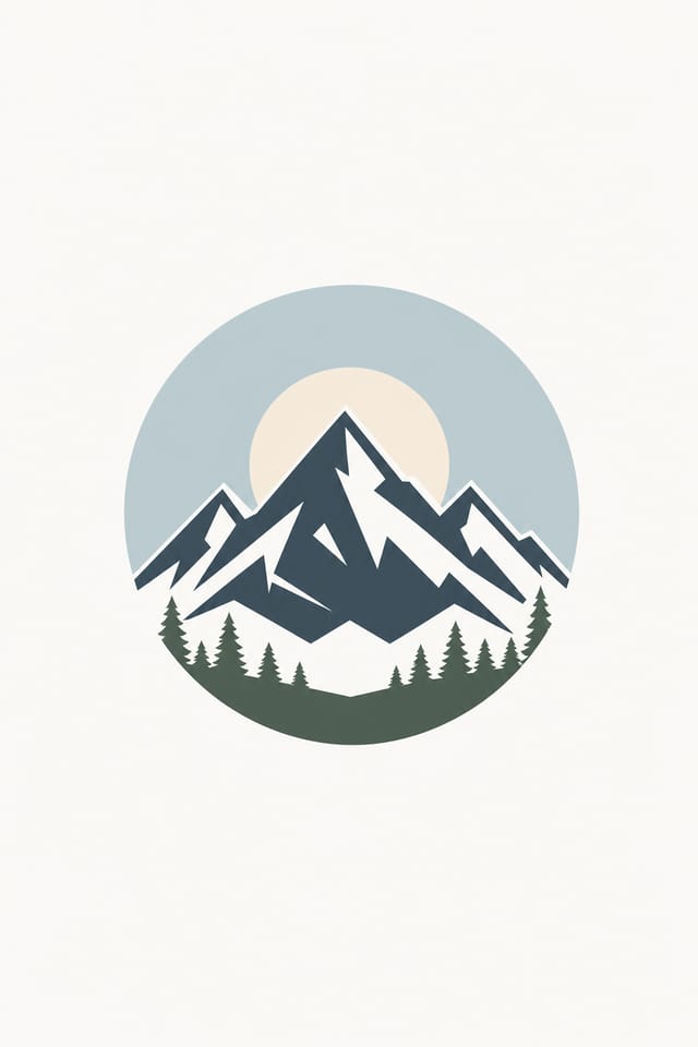 Mountain Logo — modern style logo concept