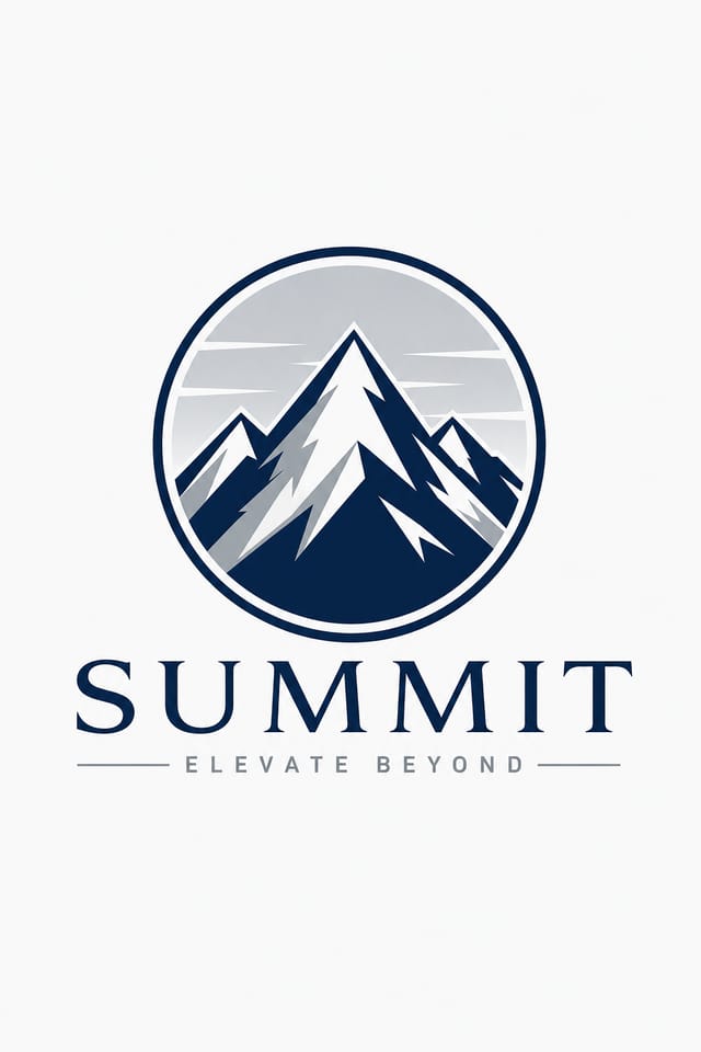 Mountain Logo — corporate style logo concept
