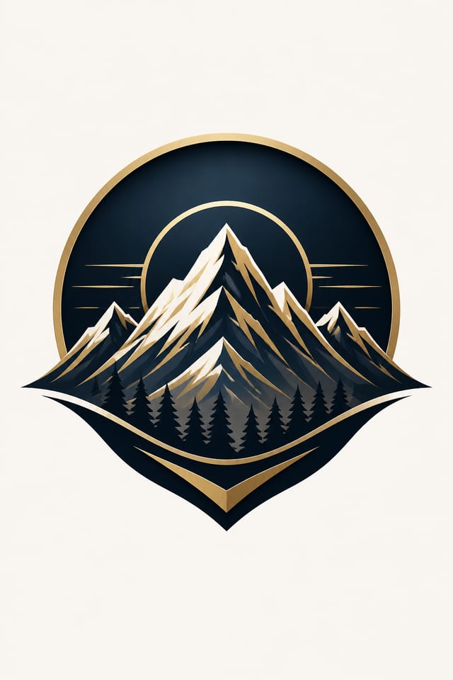 Mountain Logo — elegant style logo concept
