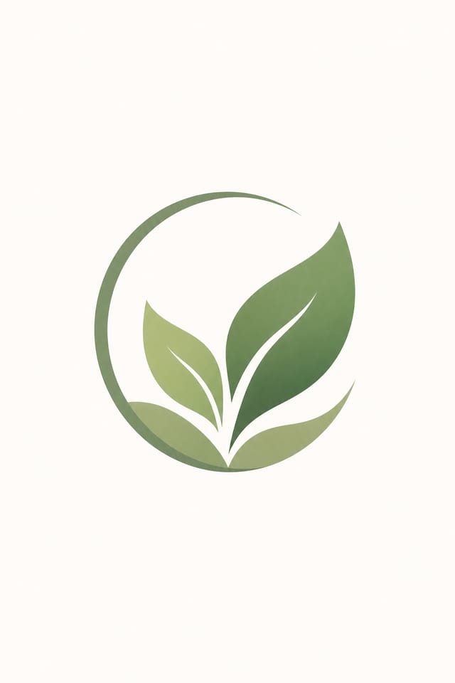 Natural Logo — modern style logo concept