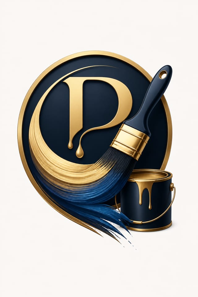Paint Logo — elegant style logo concept