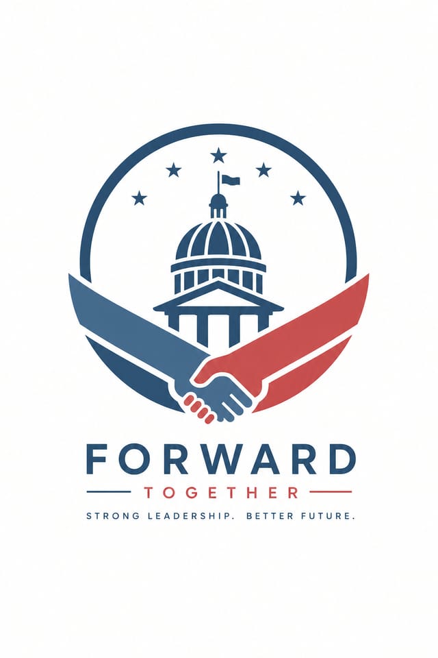 Political Logo — modern style logo concept