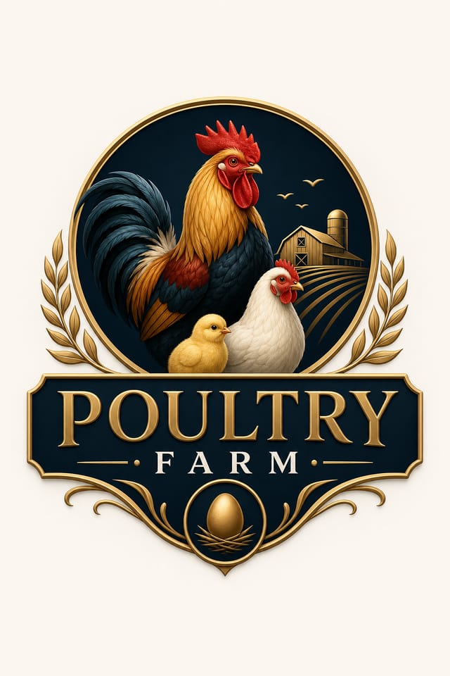 Poultry Farm Logo — elegant style logo concept
