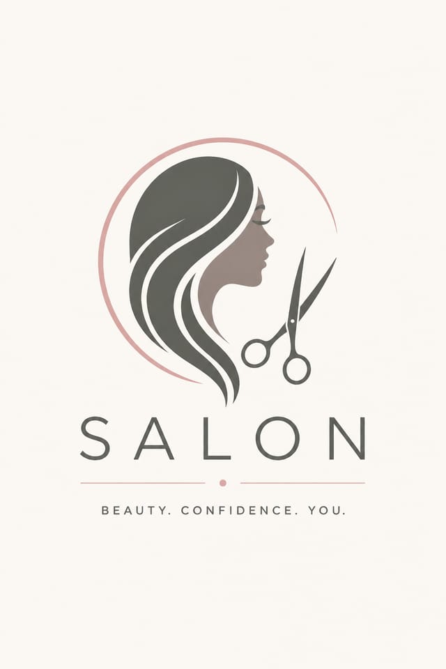 Salon Logo — modern style logo concept