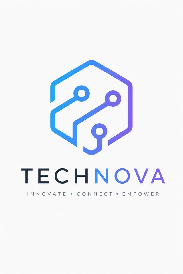 Technology Logo — modern style logo concept
