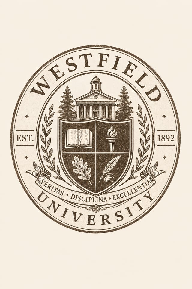 University Logo — vintage style logo concept