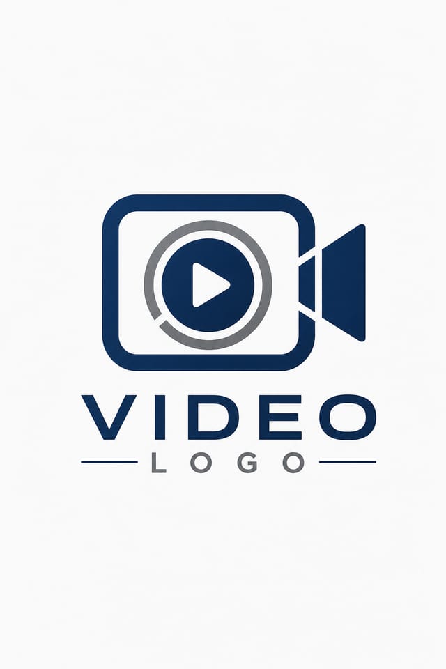 Video Logo — corporate style logo concept