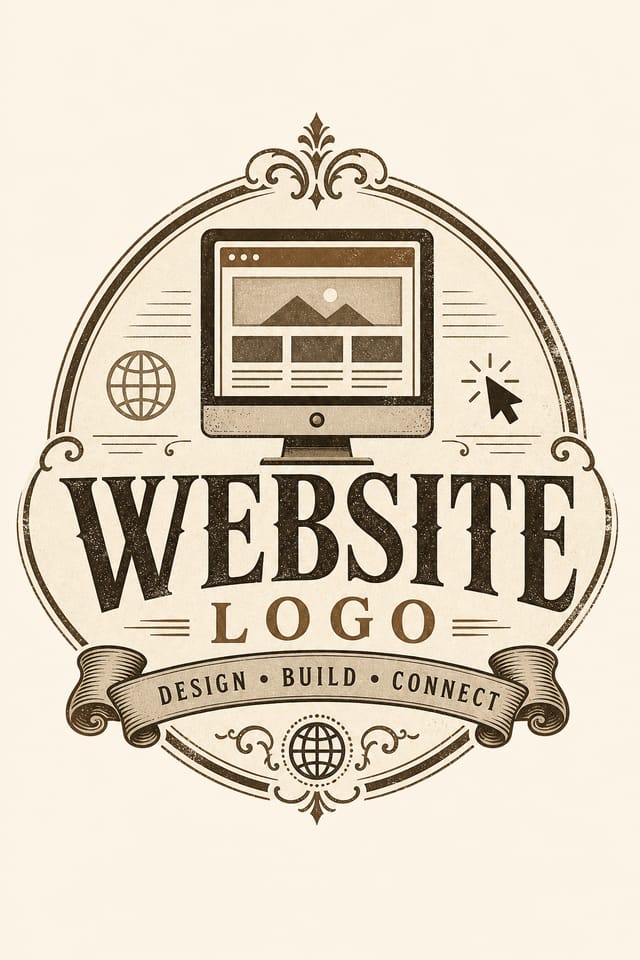 Website Logo — vintage style logo concept