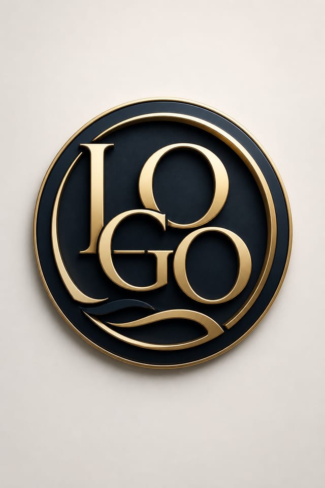 شعار — elegant style logo concept