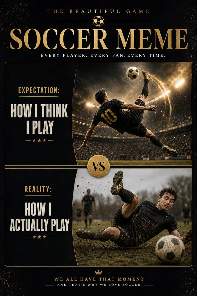Soccer Meme — elegant style meme