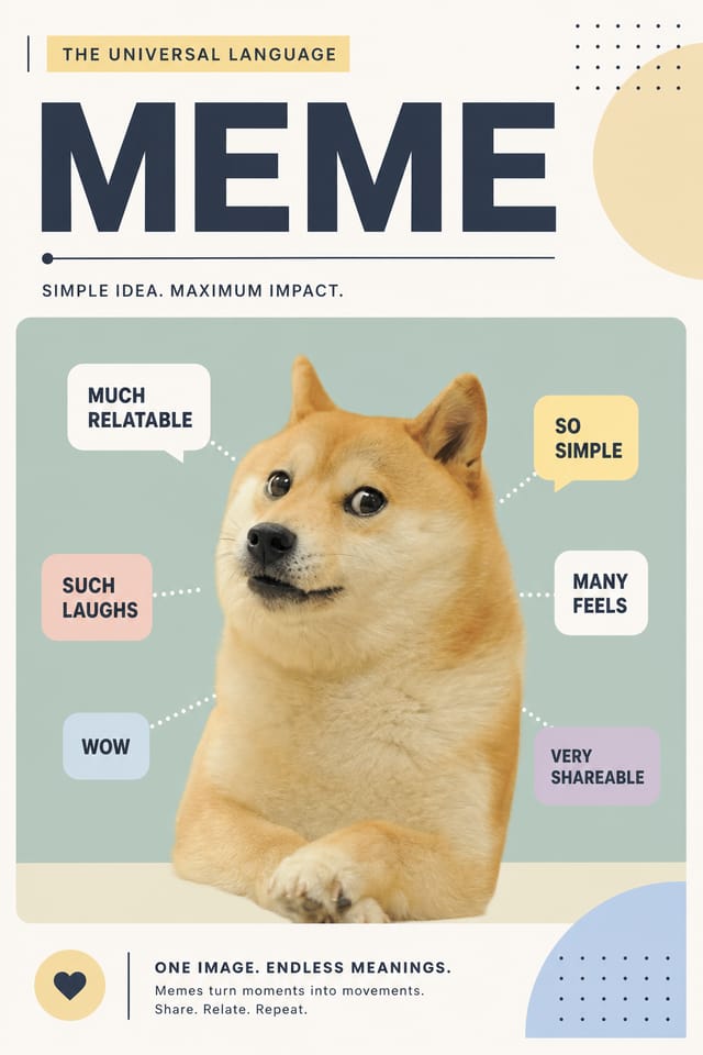 Meme — modern style meme