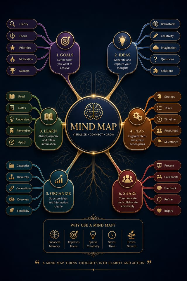 Mind Map — elegant style mind map