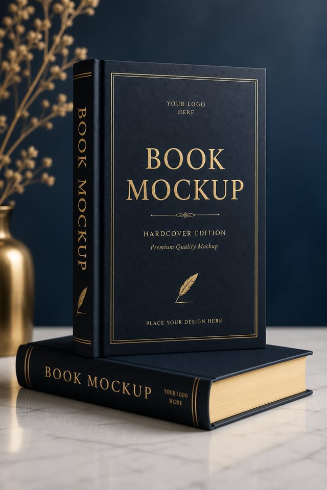 Book Mockup — elegant style product mockup
