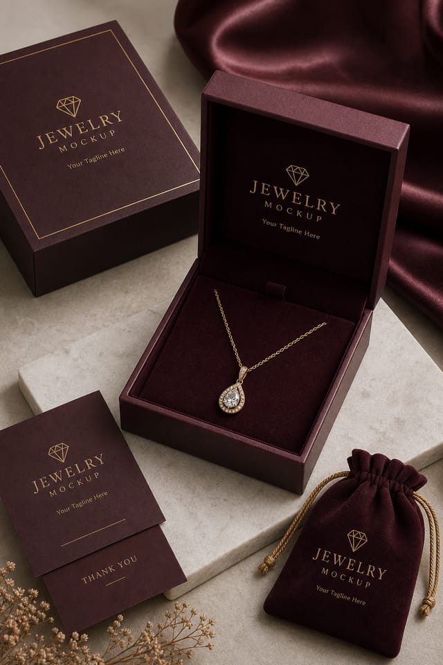 Jewelry Mockup — elegant style product mockup