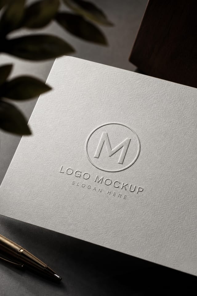 Logo Mockup — photo-realistic style product mockup