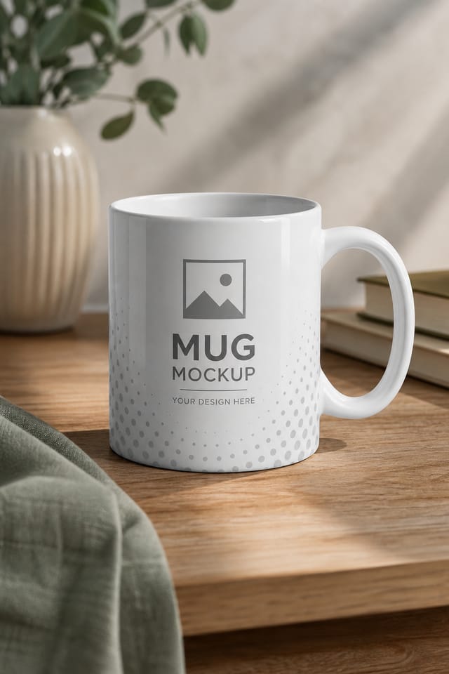 Mug Mockup — photo-realistic style product mockup