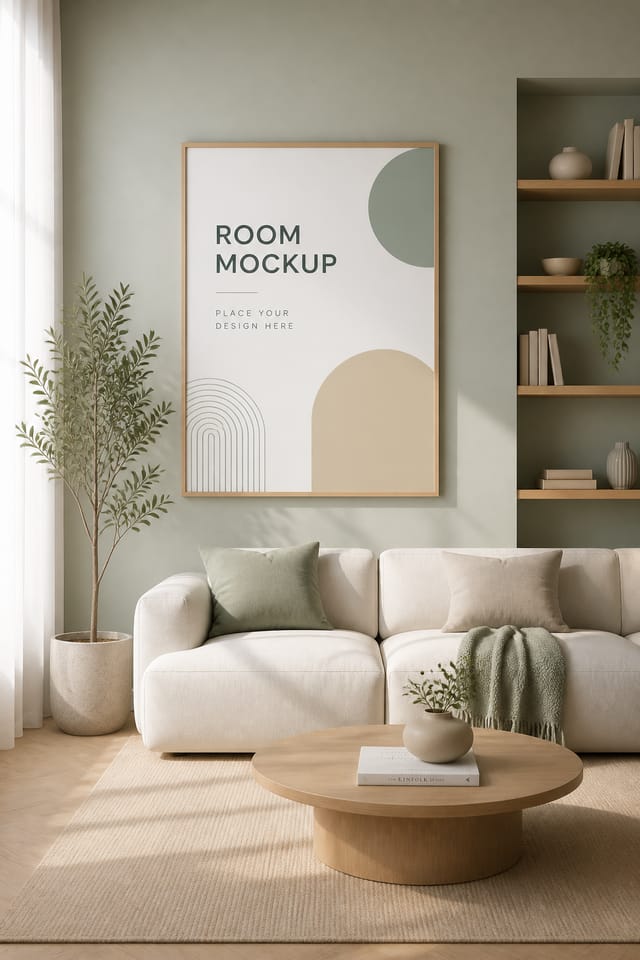 Room Mockup — modern style product mockup