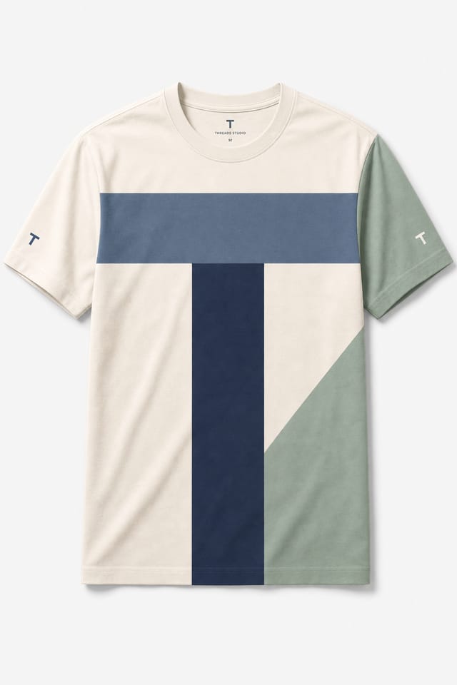 T — modern style product mockup