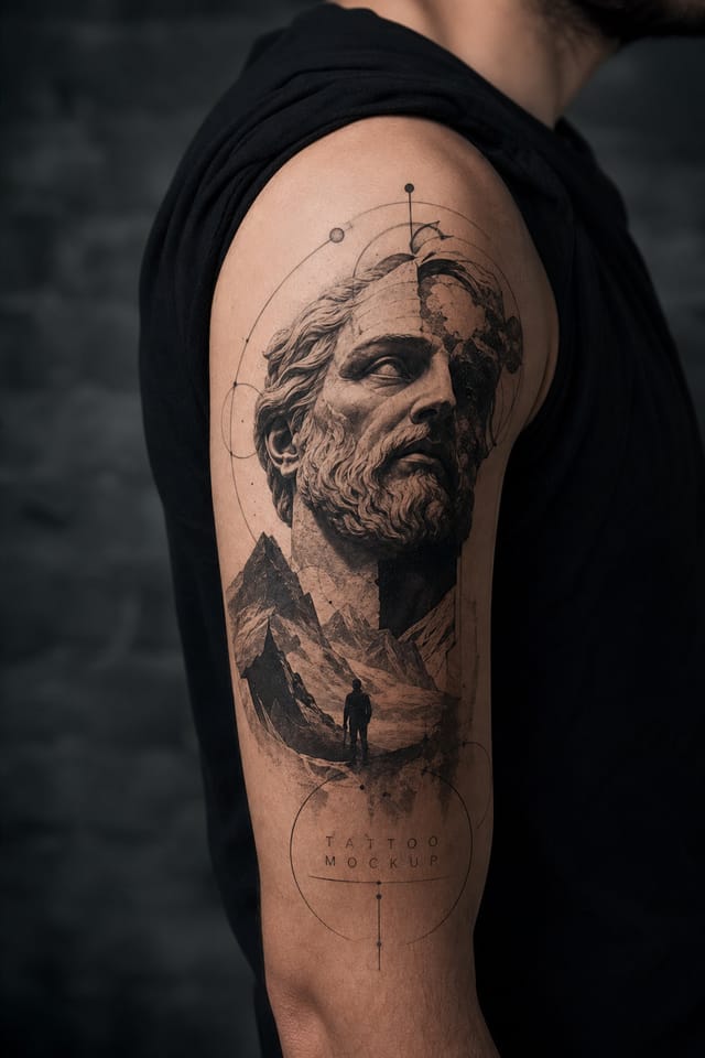 Tattoo Mockup — photo-realistic style product mockup