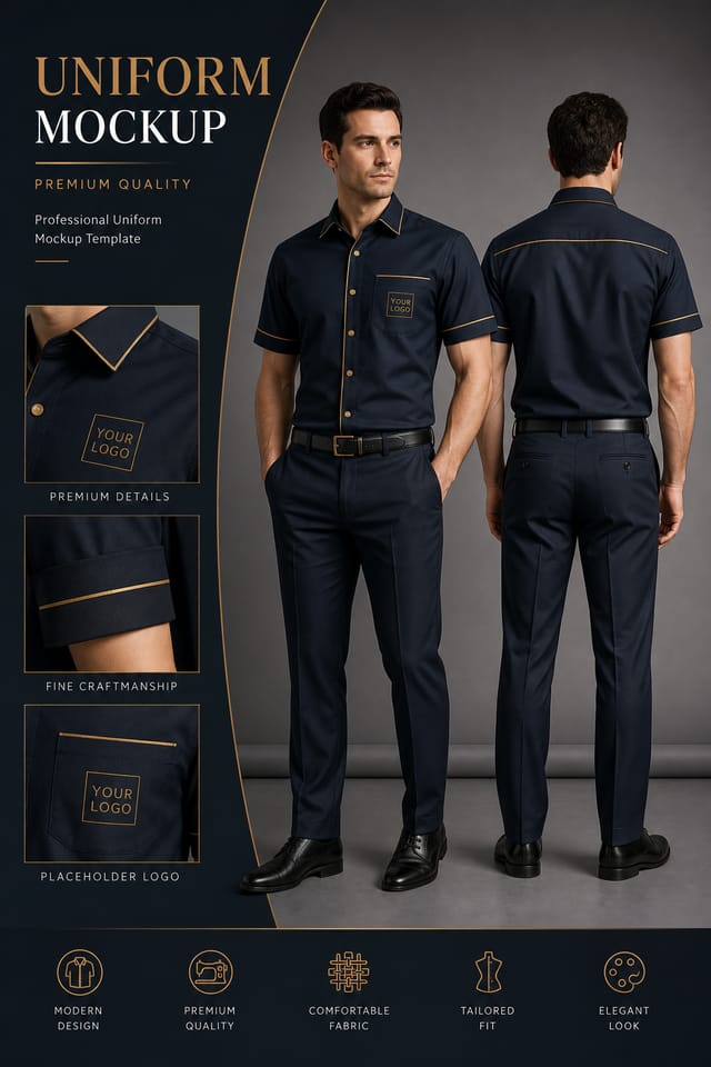 Uniform Mockup — elegant style product mockup