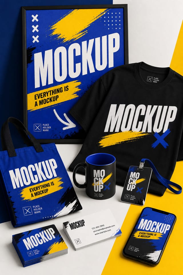 Mockup — vibrant style product mockup