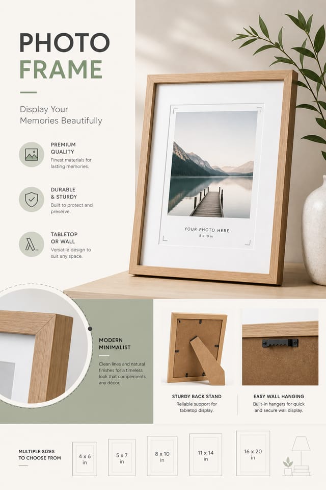 Photo Frame — modern style photo frame