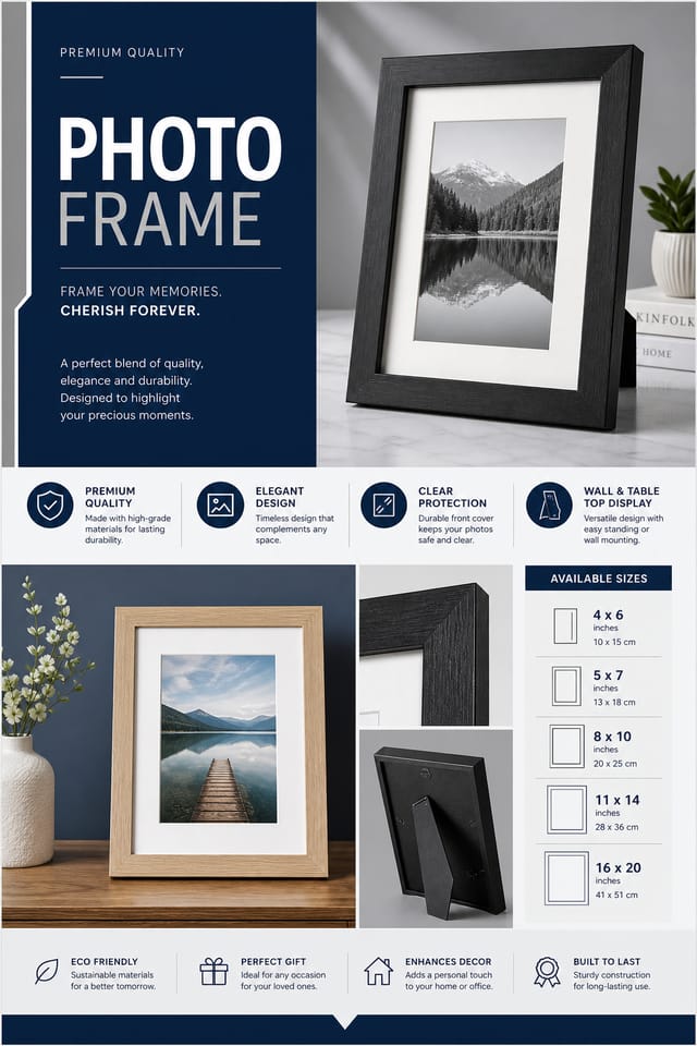 Photo Frame — corporate style photo frame