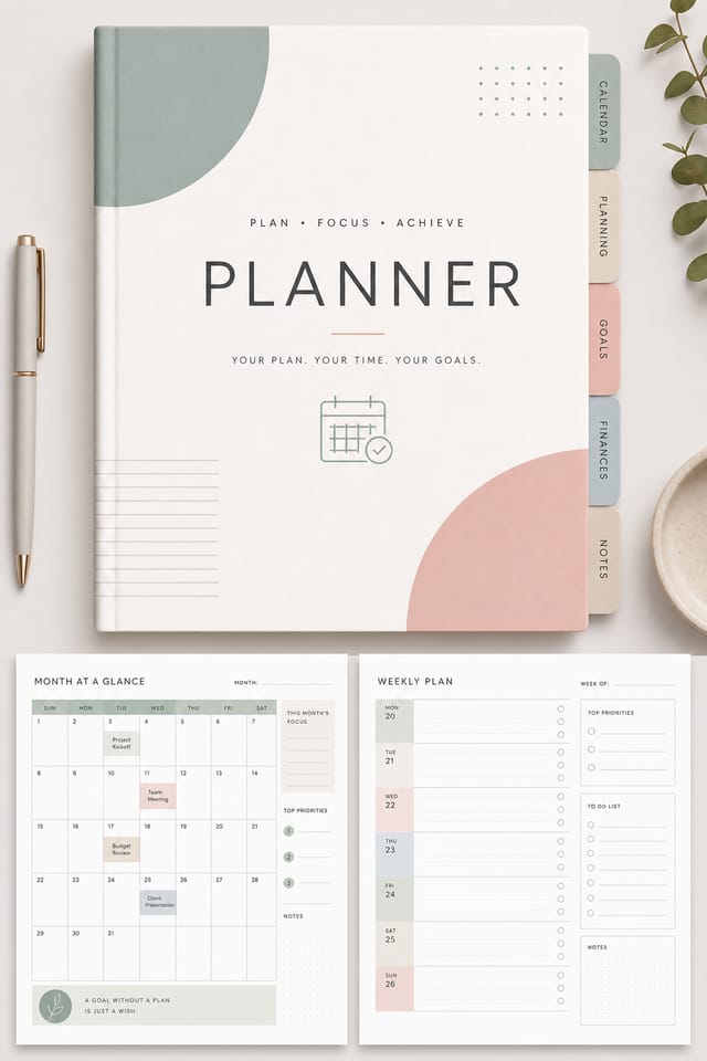 Planner — modern style planner