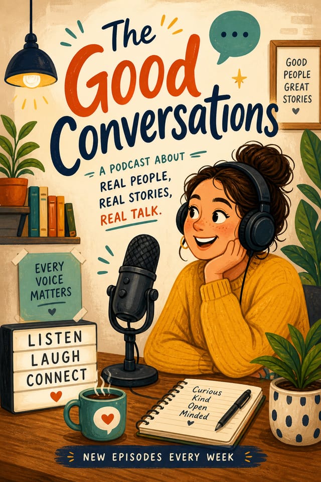 Podcast Cover — illustration style podcast cover