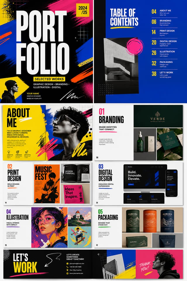Portfolio — vibrant style portfolio