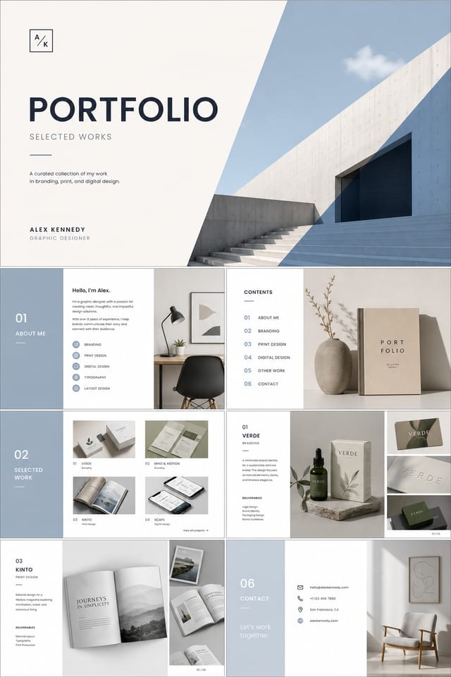 Portfolio — modern style portfolio