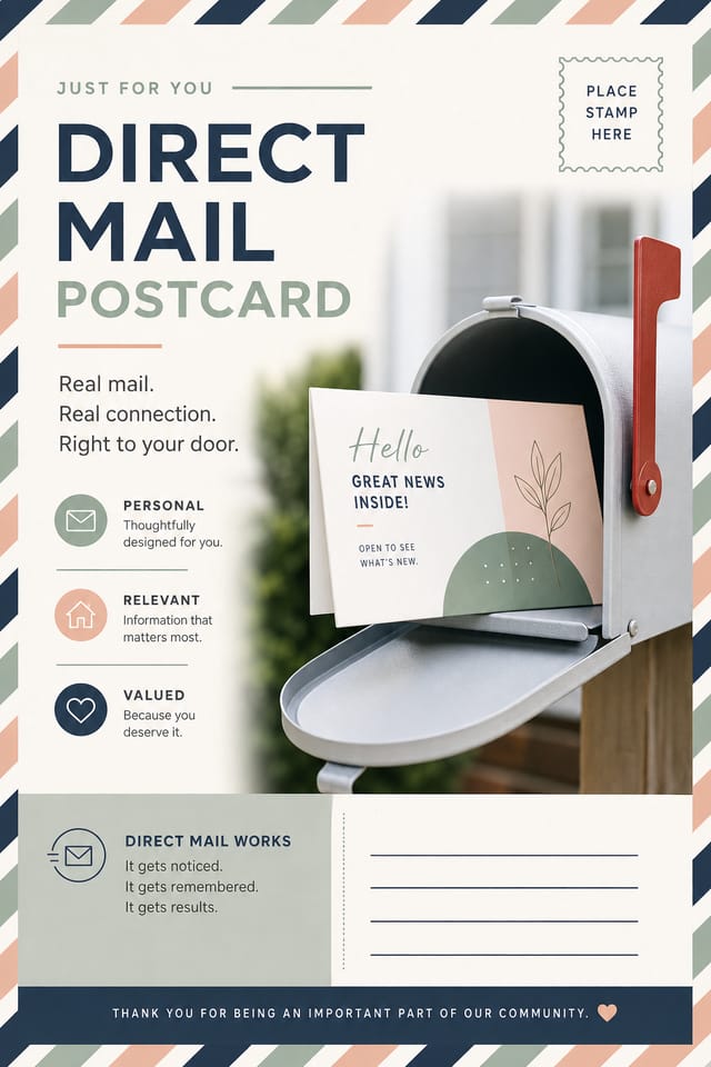 AI Direct Mail Postcard Maker