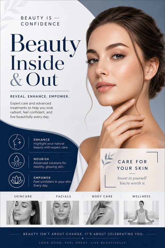 Beauty Poster — corporate style poster
