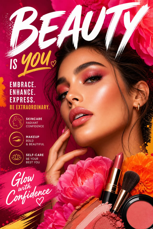 Beauty Poster — vibrant style poster
