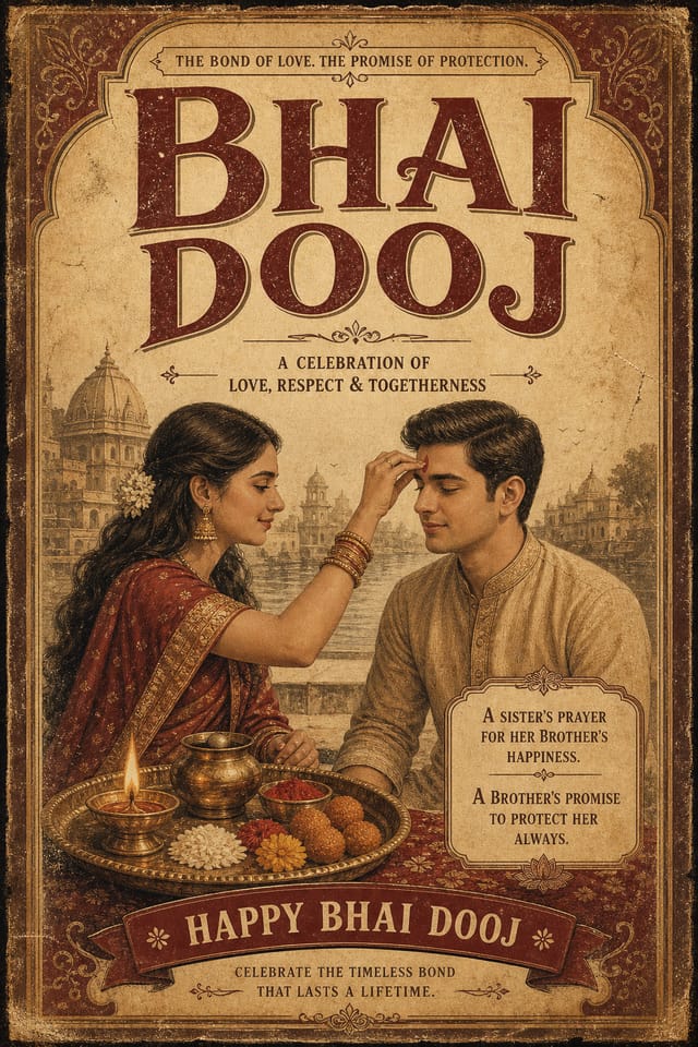 BhDuj Poster — vintage style poster