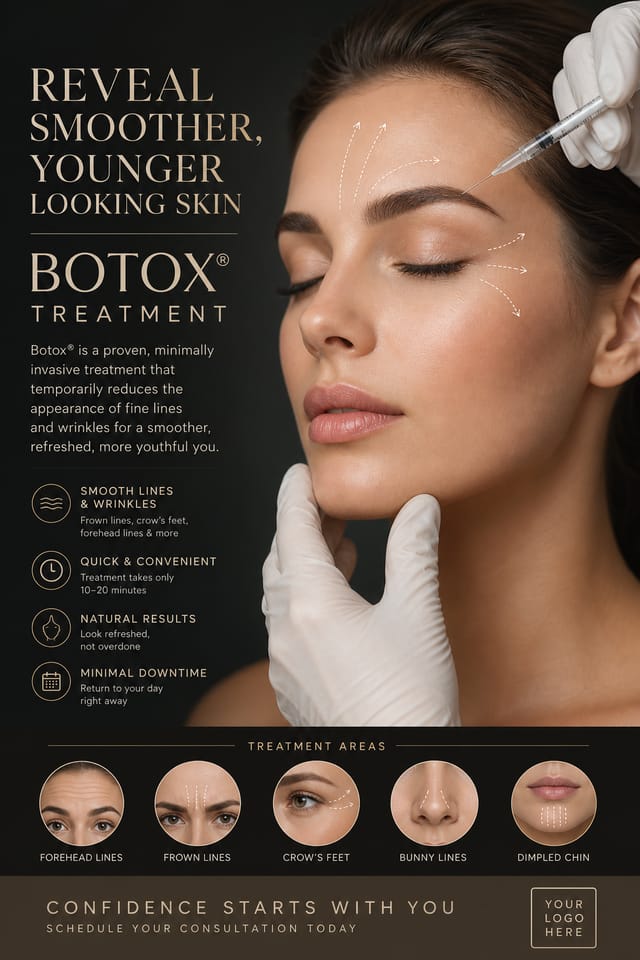 Botox Poster — photo-realistic style poster