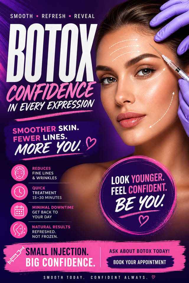 Botox Poster — vibrant style poster