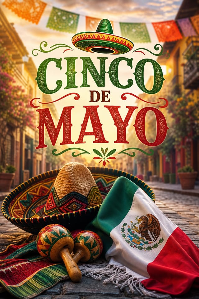 Cinco De Mayo Poster — photo-realistic style poster