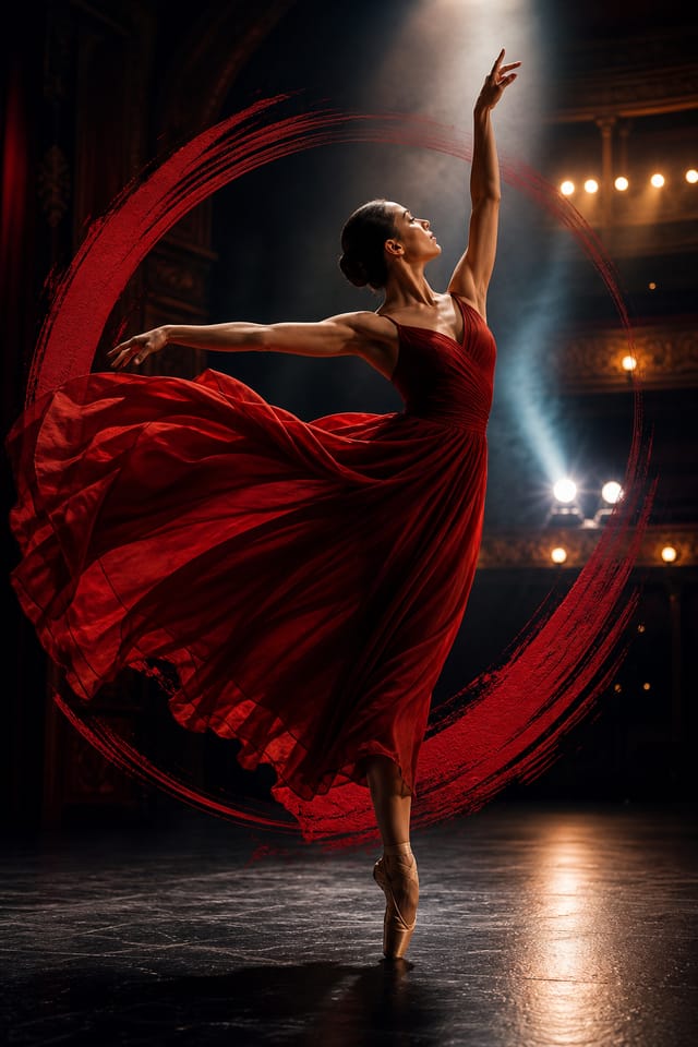 Dance Poster — photo-realistic style poster