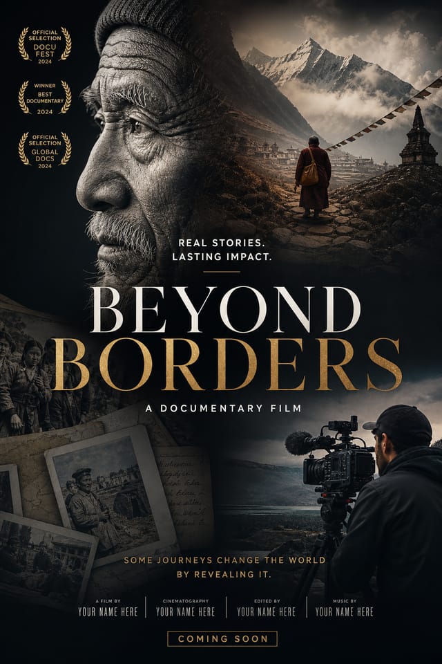 Documentary Poster — elegant style poster