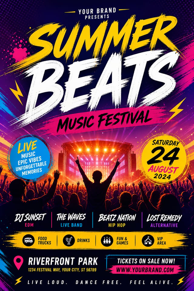 Event Poster — vibrant style poster