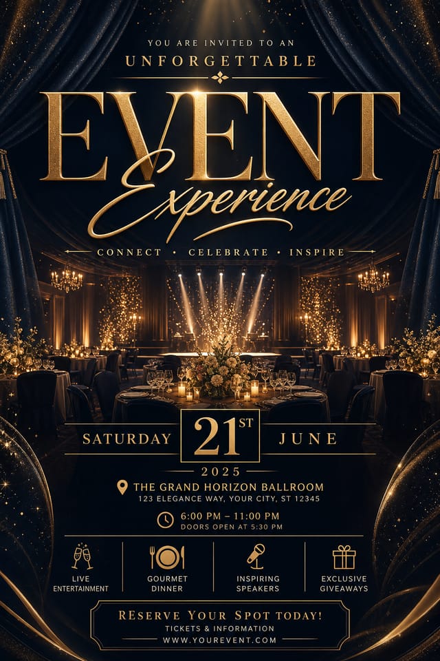 Event Poster — elegant style poster